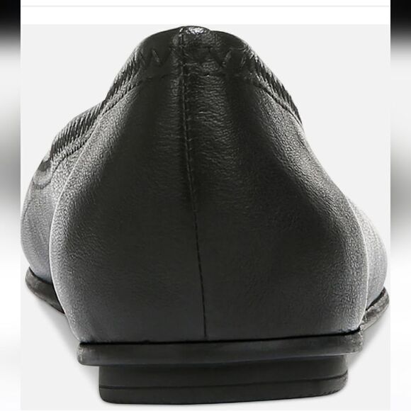 New Zodiac Sonia Womens Leather Round Toe Ballet Black Flats size 8 - Picture 3 of 6